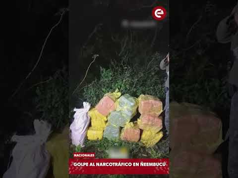Incautan cargamento de marihuana oculto a orillas del río Paraguay