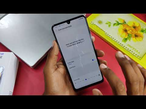 How To Change Font Style in Samsung Galaxy M32 , Samsung Galaxy M32 Main Font Kaise Change Kare