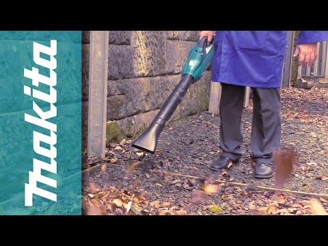 Makita Akumuliatorinis pūstuvas DUB362Z 2x18V be akumuliatorių ir kroviklio video