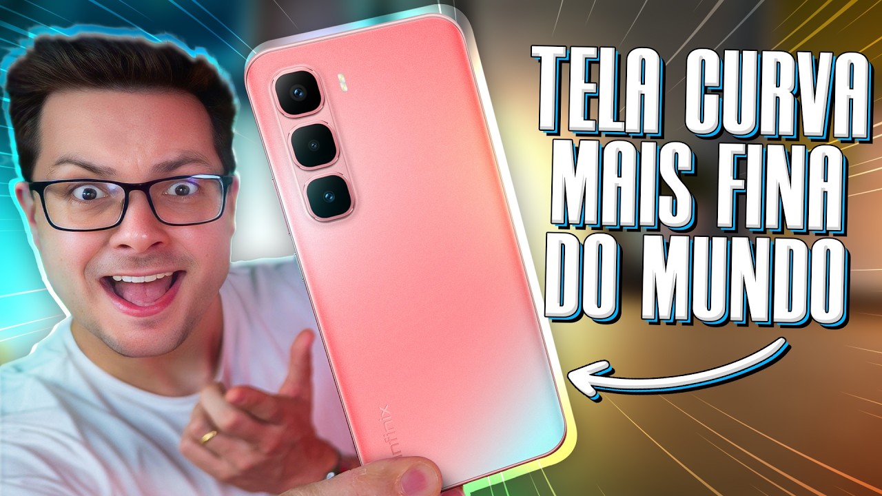 INFINIX Hot 60 Pro+ | Celular GAMER com a TELA curva MAIS FINA do MUNDO! SURPREENDEU! 🎮📱