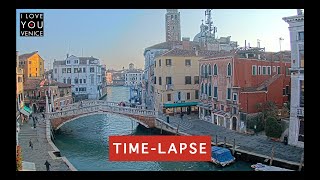 Guglie Bridge Timelapse - Venice in Motion
