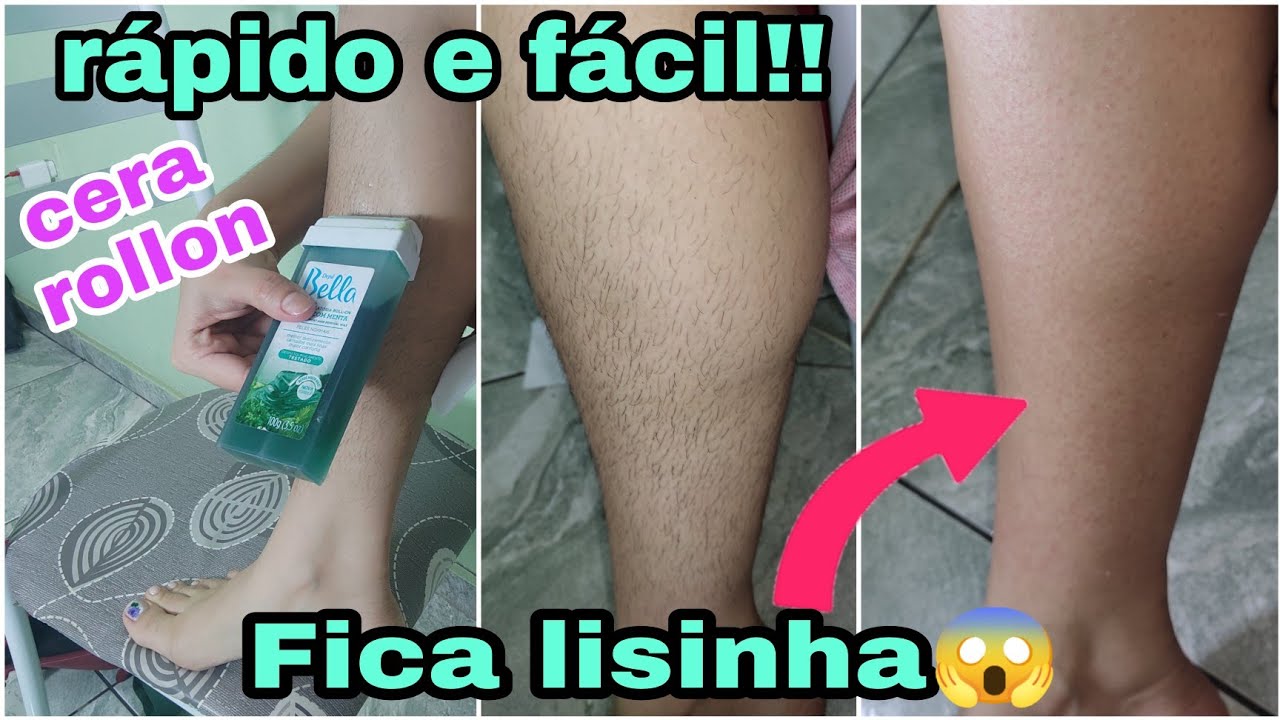DEPILAÇÃO COM CERA QUENTE ROLLON * em casa*