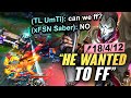 A Pro Player wanted to FF but Jhin is the Most OP ADC so I said no