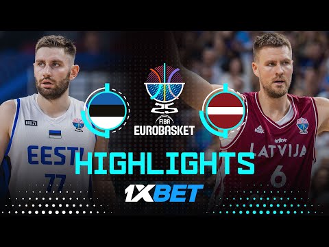 Latvia 🇱🇻 rely on Kristaps Porzingis' heroics to survive Estonia 🇪🇪 at #EuroBasket 2025!
