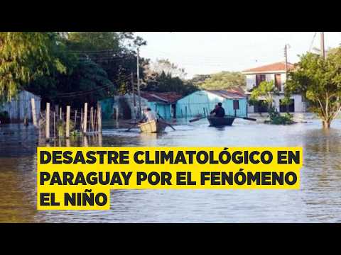 Caos fluvial en Paraguay: El mapa de las inundaciones en vivo y el pronóstico de tiempo severo