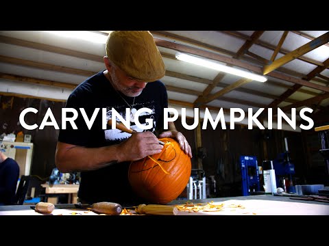 FUN IN THE FORGE | Master Bladesmith Carves a Pumpkin