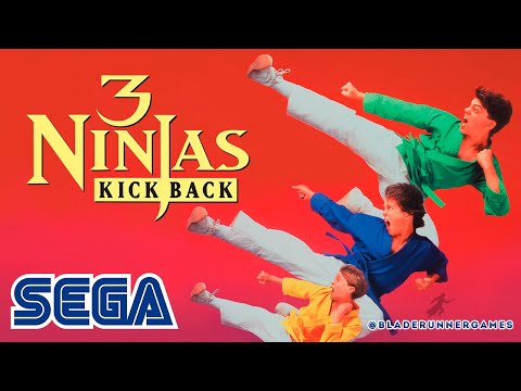 3 Ninjas Kick Back - Playthrough (Sega Mega Drive/Genesis)