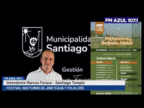 Santiago Temple palpita el Festival de Doma y Folklore Nocturno