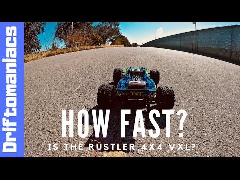 How Fast Is The Traxxas Rustler 4x4 VXL on 2S and 3S