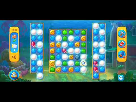 Fishdom Easy Level 11832 (with ingame lightning booster) @choraelmin