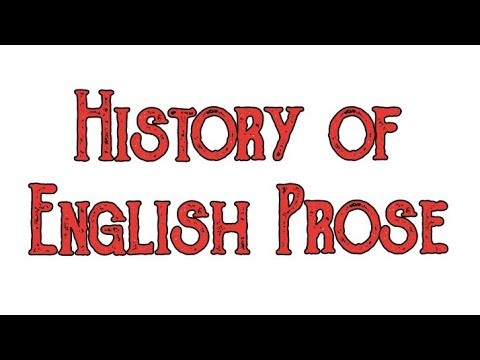 History of English prose