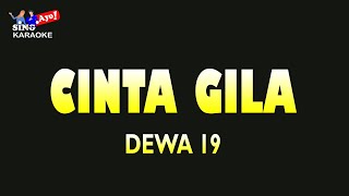 Download lagu Dewa 19 - Cinta Gila (Karaoke ) mp3 Download lagu Dewa 19 - Cinta Gila (Karaoke ) mp3