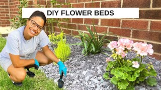 Easy flower beds for beginners *budget friendly*