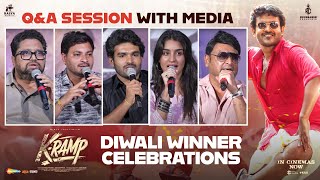 Q&A Session With Media | KRamp Diwali Winner Celebrations | Kiran Abbavaraam | Yukti Thareja