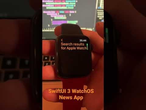 Search news on watchOS News App - SwiftUI 3 thumbnail