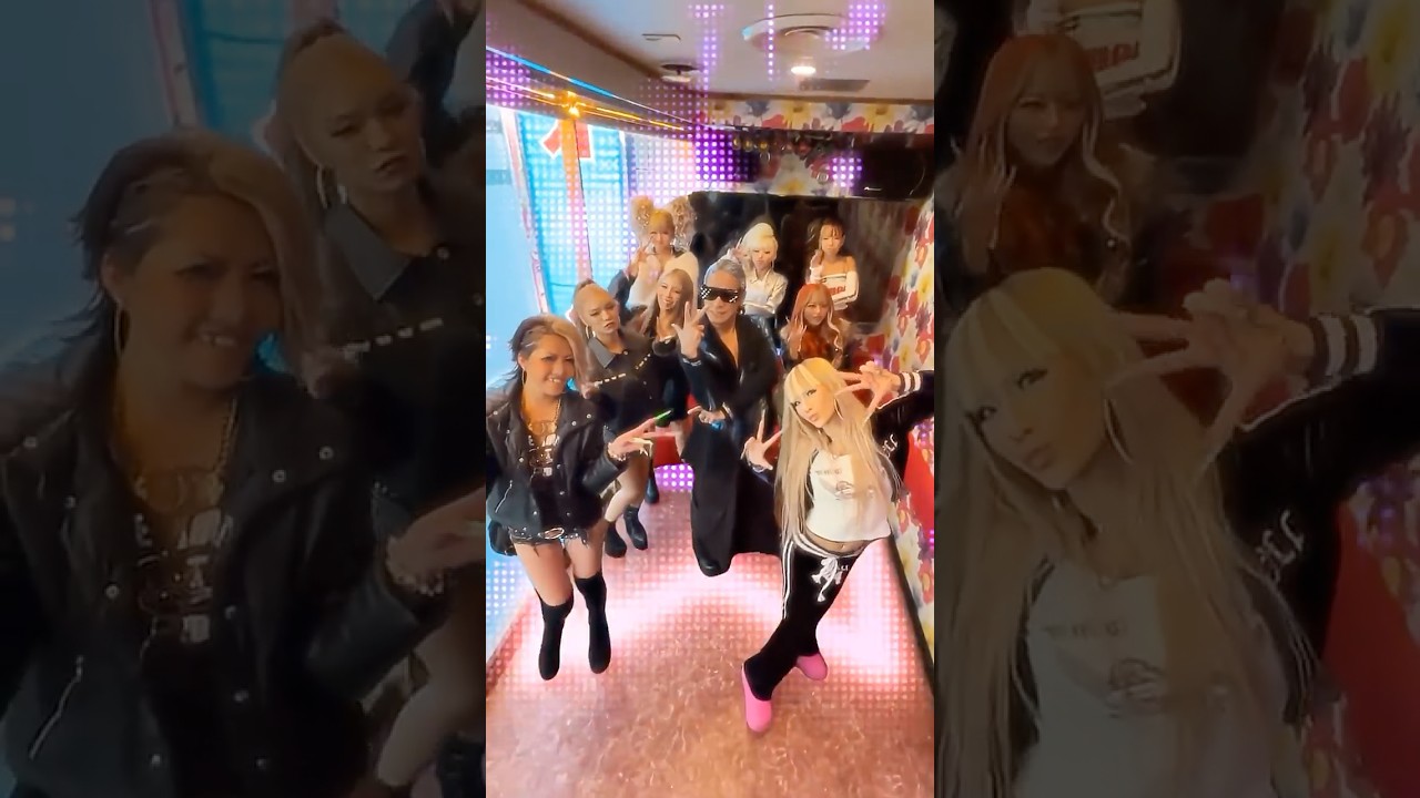 やっぱりパラパラはギャルに任せた 🌺 # neurobeat #ユーロビート #motsu #gyaru #starkids