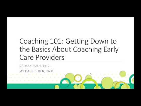 Coaching 101   Getting Down to the Basics About Coaching Early Care Providers