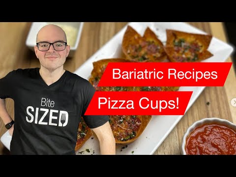 Bite Sized Pizza Cups Recipe! Bariatric surgery Meal Prep Gastric Sleeve Gastric Bypass