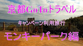 京都GoToトラベルキャンペーン利用旅行【京都旅行♯4】嵐山モンキーパーク