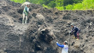 Download lagu Manual Mining sand for building materials  mp3