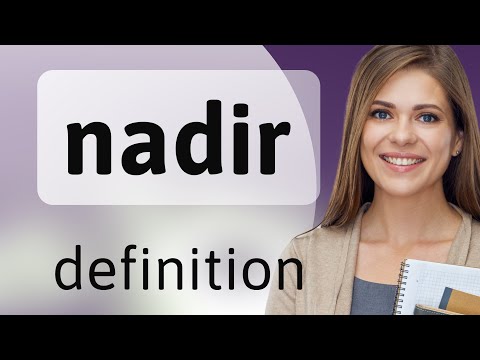 Nadir — NADIR definition