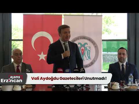 Vali Aydoğdu Gazetecileri Unutmadı!