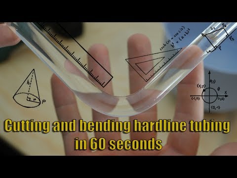 60 second guide for cutting and bending acrylic hardline tubing
