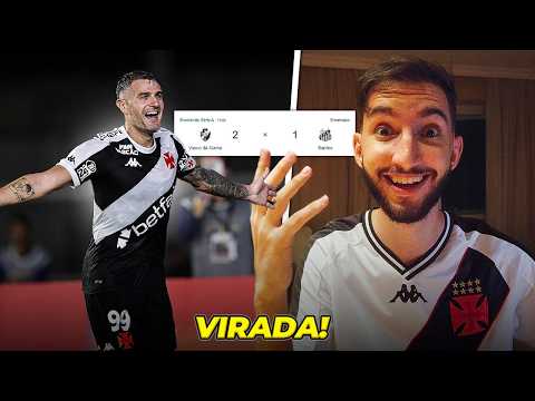 Vasco 2 x 1 Santos - VITÓRIA DE VIRADA COM VEGETTI E PAYET!