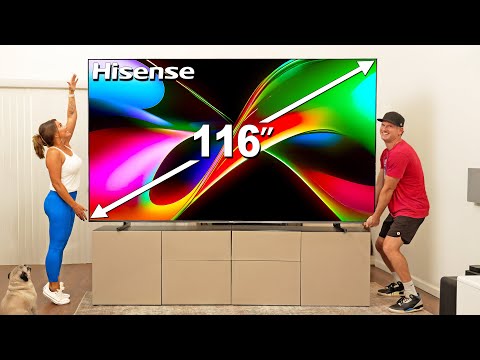 116" MiniLED – Der größte Fernseher der Welt!!