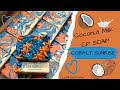 Making 💙 COBALT SUNRISE 🧡 Coconut Milk Cold Process Soap | Ellen Ruth Soap