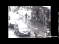 Bedford machete attack captured on CCTV - YouTube