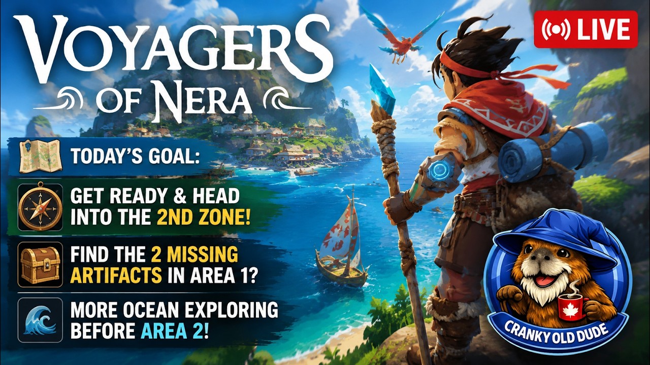 Voyagers of Nera Gameplay LIVE | Ocean Survival • Building • Exploration