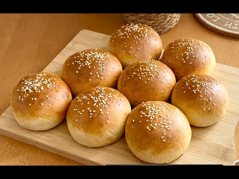 Easy Homemade Burger Buns | Very Tasty