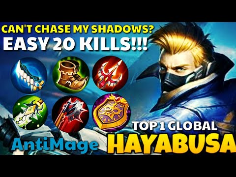 Onic AntiMage Hayabusa Gameplay - Top 1 Global Hayabusa Gameplay by AntiMage - MLBB