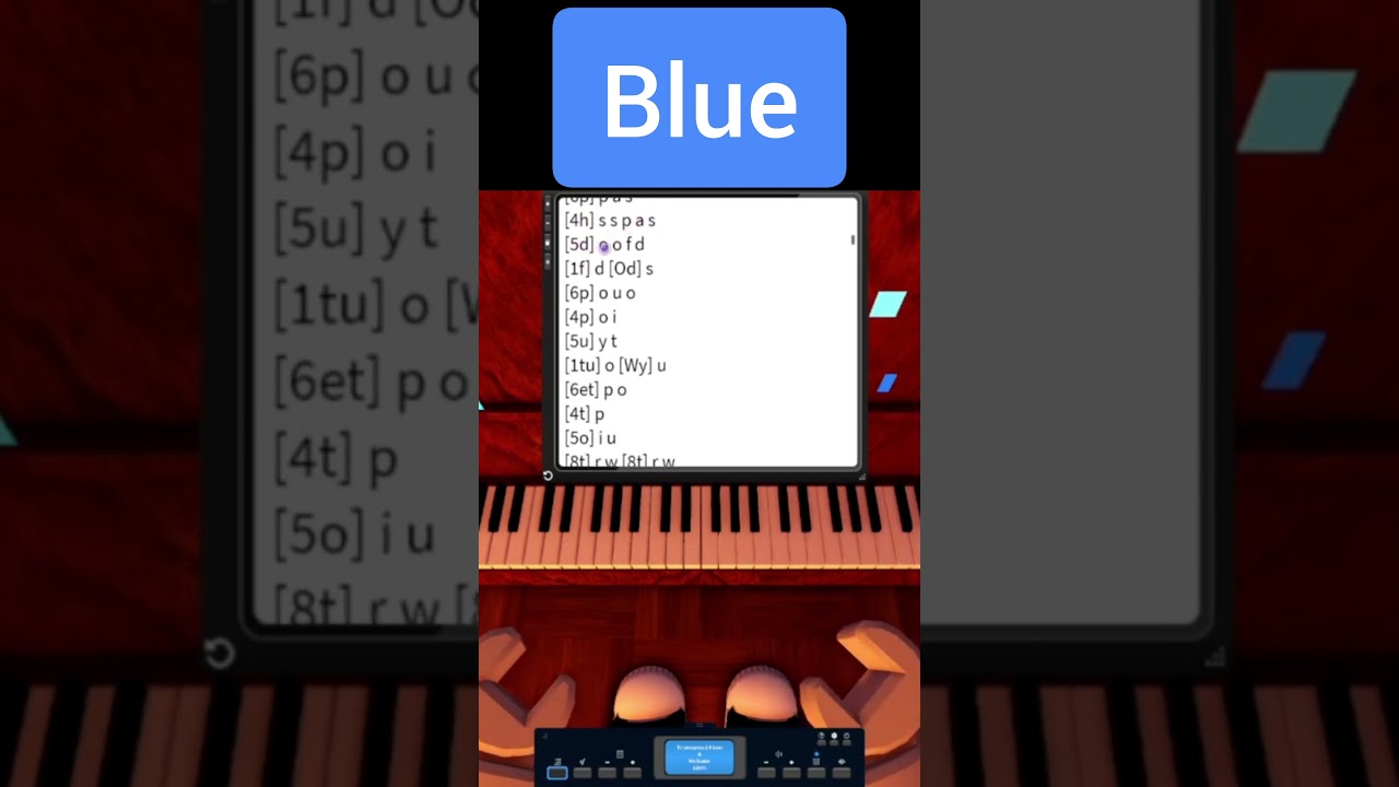 Yung Kai - Blue (Easy Roblox Piano Tuto)
