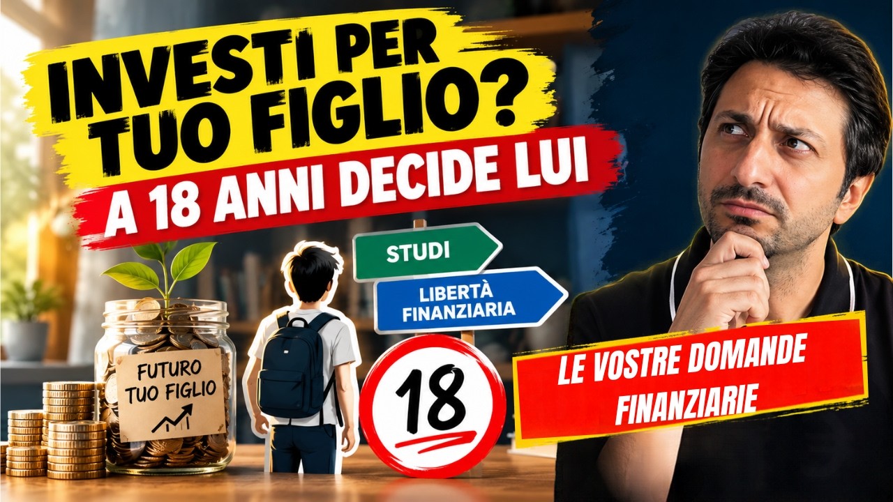 Investi per tuo figlio? A 18 anni decide lui