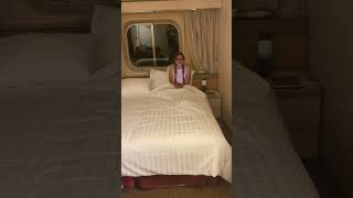 Don't lean against the headboard Hal Zaandam that is where the light switches are Scary. Cabin 2620