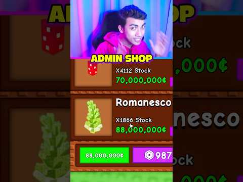 GROW A GARDEN ADMIN SHOP 😱