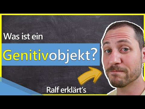 Das Genitivobjekt: Genitivobjekte finden