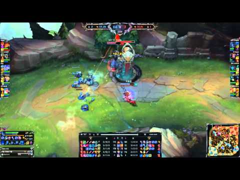 SKT T1 Faker - Galio highlights vs. LeBlanc - Korean SoloQ - Pre-Season 2015 - League of Legends