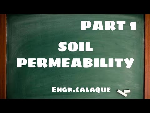 Soil Permeability Part 1