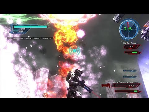 EDF Earth Defense Force 5 M 110 The Nameless - shitty old run - Air Raider Inferno