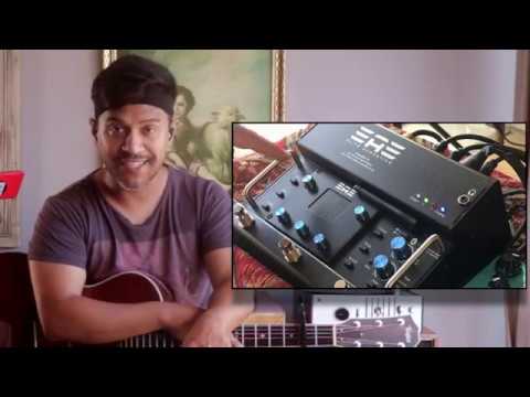 Elite Acoustics StompMix X6 - open box - Rechargeable Six chan Preamp/digital pedal board mixer Black image 7