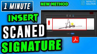 How to add a signature to a PDF 2024 | Adobe acrobat