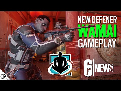 Gameplay & Loadout - Wamai New Defender - Shifting Tides - Gadgets - Tom Clancy's Rainbow Six Siege