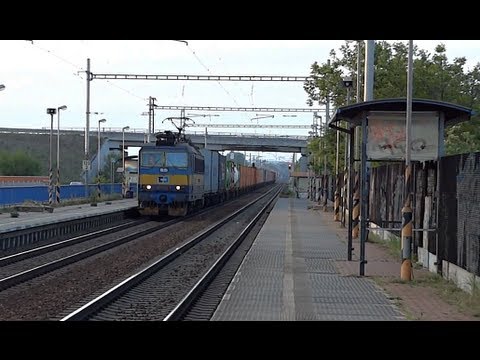 Řada 363 s nákladem  v Žabčicích , Brno - Břeclav [ Full HD ]