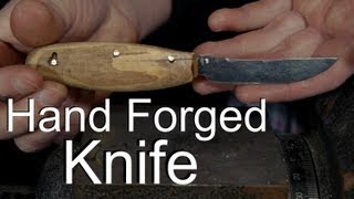 How to Make a Knife with a Soup Can Forge