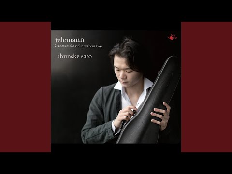 Twelve Fantasias for Solo Violin: Fantasia No. 7 in E-Flat Major, TWV 40:20