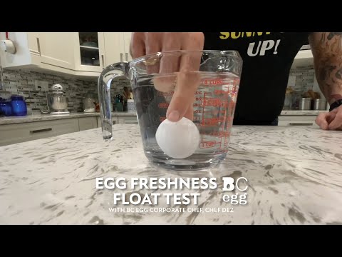 Egg Freshness Float Test with Chef Dez