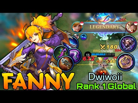 Legendary Play Fanny WipeOut Enemies! - Top 1 Global Fanny by Dwiwoii - Mobile Legends